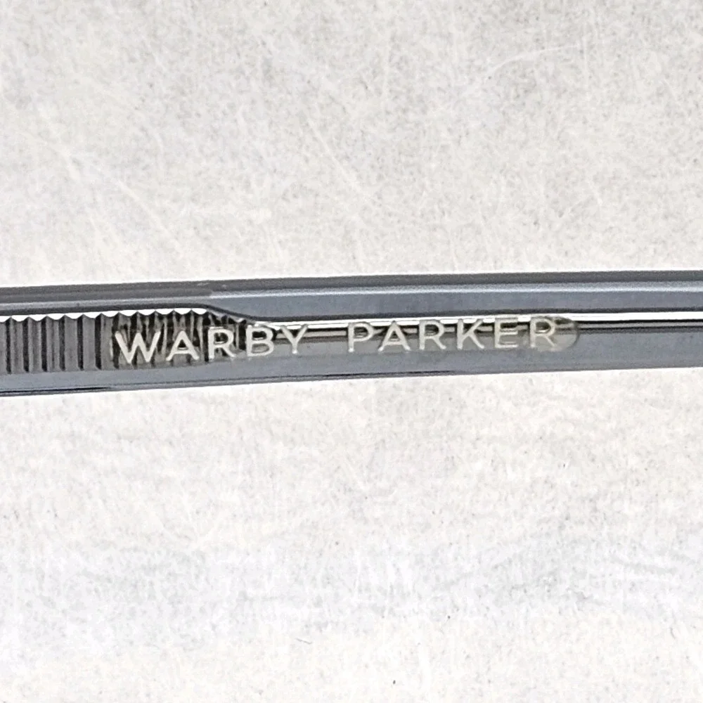 Warby Parker Lyle 370 Crystal Blue Wayfarer Eyeglasses Frames 47-18 140 Designer